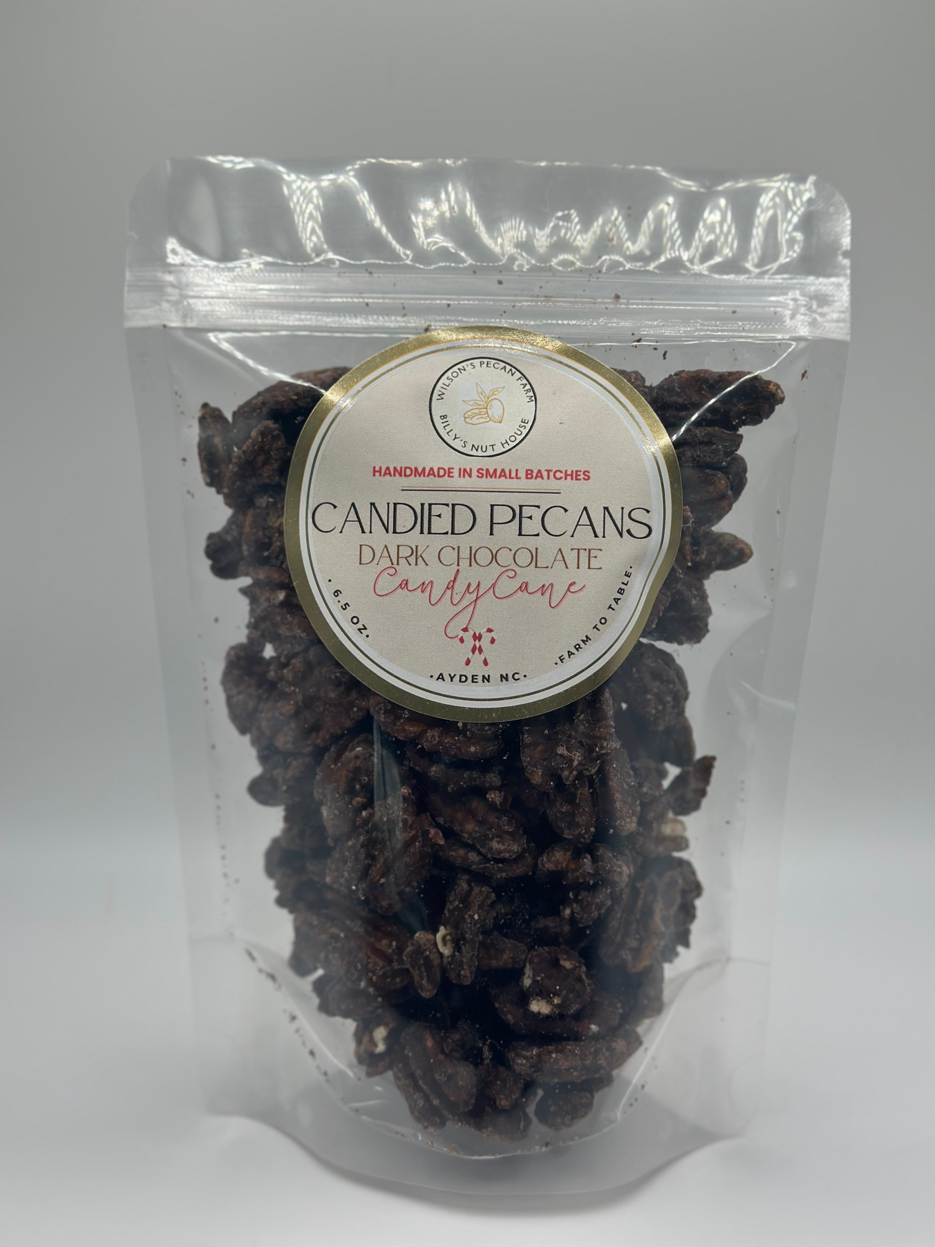 Candy Cane - Dark Chocolate | Billy's Nut House Candy Company